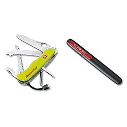 Victorinox Rescue Tool Coltellino, Giallo & Victorinox, V43323 Unisex, Adulto, Rosso, S