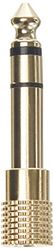 DeLock 65361 Adapter Audio Klinke 3,5 mm uttag > 6,35 mm Kontakt, Metall Guld, 3 Stift