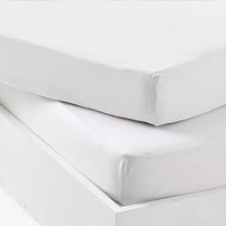 Mon PTIT Dodo Set 1 ALESE PU + 1 hoeslaken, wit/wit, 70 x 140 cm
