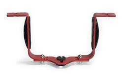 Best Divers VD583, Staffa Action Camera Regolabile, Due Bracci, Rosso