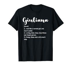 Definizione Giuliana Girl. Personalizzata per Giuliana Maglietta