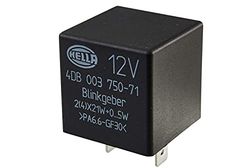 HELLA 4DB 003 750-711 Relé de intermitência - 12 V - 3 polos - ligado - eletrónico