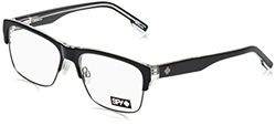 Spy Brody 5050 57 bril, zwart/helder Gunmetal, uniseks, volwassenen