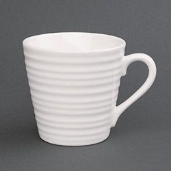Olympia Tazze aromatiche CAF in bianco - Gres - 340 ml 12 oz - 6 pz