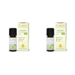 FLORA Olio essenziale di Eucalipto BIO-CODEX 10 ml (Confezione da 2)