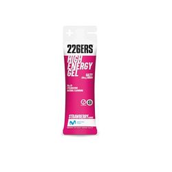 226ERS - High Energy Gel, Gel Energético para Deportistas, Ciclodextrina, Hidratos de Carbono y Aromas Naturales, Uso de Glucosa y Digestión, sin Gluten, Vegano, Sabor Salty Fresa, 1 x 76 g