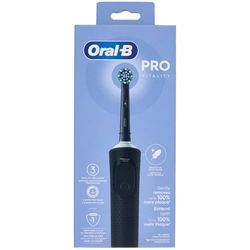 Oral-B Vitality Pro Brosse A Dents Electrique Noire, Pour Adultes, Modes De Nettoyage Avec Sensibilité Plus, 1 Brossette De Rechange, 1 Chargeur