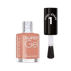 Rimmel London Super Gel Esmalte de Uñas tono 011 «Arcade Apricot», 12 ml