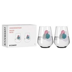 RITZENHOFF 3621001 Sommardröm 1 vattenglasuppsättning, glas, 540 milliliter