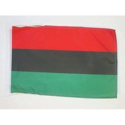 AZ FLAG Drapeau Afro-américain 45x30cm - PAVILLON Africain - américain 30 x 45 cm Haute qualité