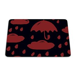 Bonamaison, Rectangle Pop Art Digital Printed Mouse Pad, Non-Slip Base, for Office and Home, Size: 22 x 18 cm