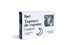 DEITERS - Eps! Tapones de Oídos Espuma Comfort 6 Unidades, Tapones Reutilizables y Moldeables, Protege del Ruido, para Dormir Bien, Cancelación de Ruido, contra Ruidos Fuertes, Protección Auditiva