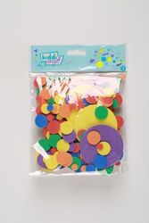 KIDDICRAFT Sortiment av 200 skumcirklar - flera färger och storlekar