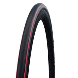 Schwalbe Reife-1402882707, Fietsband. Unisex volwassene, zwart/rood, 28