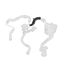 Borg & Beck BTH1480 Air Filter Hose To Fit Renault 1 5 DCi 85-105 BHP