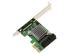 KALEA-INFORMATIQUE Carte PCI Express PCIe x2 avec 4 Ports SATA. Chipset Marvell 88SE9230 Hardware Raid 0 1 10