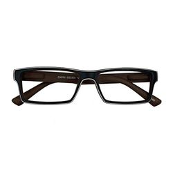 Lesebrille CAPRI, braun, +1.00 dpt.: Lesebrille mit Federtechnik und Etui, Stärke: +1.00 dpt. (in weiteren Farben/Stärken erhältlich)