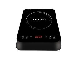 BEPER BF.700 Induction Single Hobs 2000 W ABS Scratch-Resistant Crystal Black, Glass