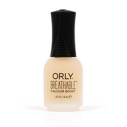 ORLY Breathable Calcium Boost | Nourishes Dry, Damaged And Thin Nails | Prevents Nail Breakage, Chipping Or Peeling | Restores Natural Shine (18Ml)