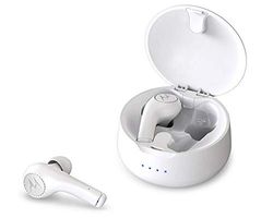 Motorola VerveBuds 500 zestaw słuchawkowy Bluetooth w pełni bezprzewodowe słuchawki douszne i zestaw słuchawkowy – 3 + 6 godz. – Alexa, Siri, Google Assitant – białe