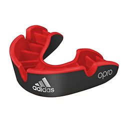 adidas Unisex ungdom Opro Gen4 silver munskydd svart/röd, junior