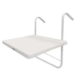 Jocca - Table Suspendue pour Balcon | réglable en 3 Niveaux | Porte Verre latéral | Surface de 53 * 40 cm
