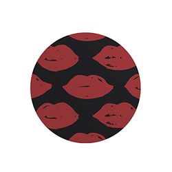 Questo Casa, Tapis de Souris Rond imprimé numérique avec Fond antidérapant pour Bureau et Maison Diamètre 22 cm