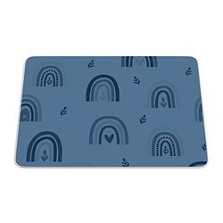 Questo Casa, Tapis de Souris rectangulaire avec Impression numérique - Antidérapant - pour Bureau et Maison - 22 x 18 cm