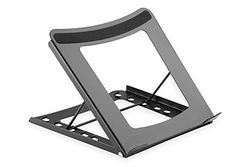 DIGITUS Suporte para computador portátil - ajustável em 5 posições - para portáteis de 10" a 15" - aço resistente - preto
