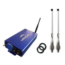 weBBoat Link High Speed Kit, SYSTÈME 4G/WiFi, 2 antennes EXT 4G et 2 câbles 10M, SIM Unique, Europe/Afrique/SIE/OCÉANIE/SUD AM