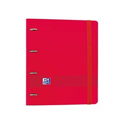 OXFORD Europeanbinder - Raccoglitore con ricambio in polifoam A4+, 100 H, 5 x 5, colore: rosso, 400131304