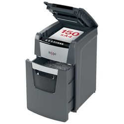 Rexel Optimum Auto Feed+ 150 Ark Automatisk Dokumentförstörare Cross Cut, P4 Säkerhetsklass, mindre Kontor, 44 Liter, 2020150X
