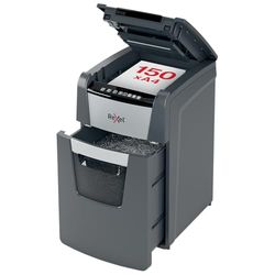 Rexel 2020150X Auto+ 150X – Destructeur de Documents Automatique Coupe Croisée Sécurité P4, Capacité 150 Feuilles, Corbeille 44 litres Amovible