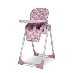 COSATTO Noodle 0+ Chaise haute compacte, réglable en hauteur, pliable, facile à nettoyer, de la naissance à 15 kg (jardin licorne)