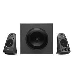 Logitech Z625 Système de Haut-Parleurs 2.1 Subwoofer, THX, 400W en Puissance, Basses Puissantes, Multidispositifs, Entrée Optique 3,5mm/RCA, Prise EU, PC/PS4/Xbox/TV/Smartphone/Tablette