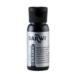 DARWI Ceramic paint, black, unique
