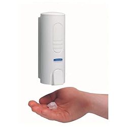 Kimberly-Clark Professional™ Compact Luxury Dispensador de jabón de manos en espuma 6982, 200 ml, blanco, 60% más pequeño que dispensadores estándar, medidas: 80 x 70 x 190 mm