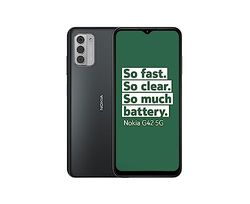 Nokia G42 5G 6.56” HD+ Smartphone Featuring Triple rear 50MP AI camera, 6GB/128GB Storage, 3-day battery life, Android 13, OZO 3D audio capture, QuickFix repairability and Dual SIM - Grey