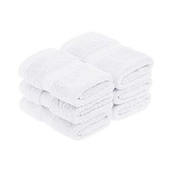 Superior Set di asciugamani, cotone, bianco, 6 pezzi viso
