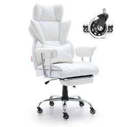 VEVOR Silla de oficina reclinable, color blanco, talla única