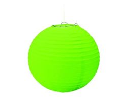 PartyCube, Groen set van 3 lantaarn rond papier (Ø25cm) 34043