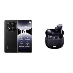 Xiaomi Smartphone Redmi Note 14 Pro, 8+256GB, fotocamera AI da 200MP, batteria da 5500mAh, fotocamera selfie da 32MP, funzionalità AI (caricabatterie non incluso), Nero