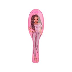 Depesche TOPModel 4899-056 Hair Brush in Classic Shape in Pink with Modern Detangling Bristles Dimensions: Approx. 3.6 x 8.7 x 27 cm