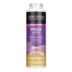 JOHN FRIEDA - Miraculous Recovery condicionador 500 ml, condicionador reparador, hidratante e fortalecedor, para cabelos secos e danificados, anti-encrespamento e efeito nutritivo