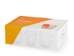H&h Conjunto 6 bicchieri in borosilicato transparente taormina cl 22
