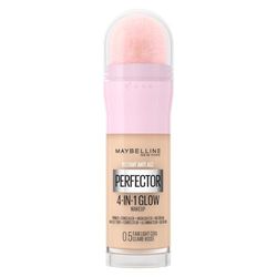 Maybelline New York Instant Anti Age Rewind Perfector，4-In-1 Glow Primer，Concealer，Highlighter，Self-Adjusting Shades，Evens Skin Tone w/ a Glow Finish，Shade: 0.5 Fair Light Cool，20 ml (Pack of 1)