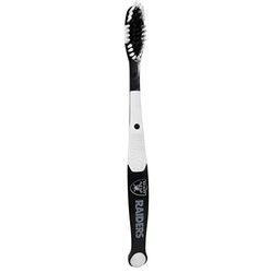 NFL Unisexe MVP Brosse à dents, Mixte, Siskiyou Sports, noir, Adult