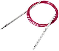 KnitPro KP11383 150 cm x 4.5 mm Nova Fixed Circular Needles, Silver