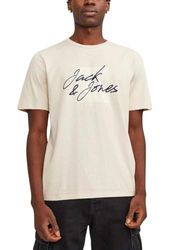 JACK & JONES JJZURI Tee SS Crew Neck, maanbeam, XXL