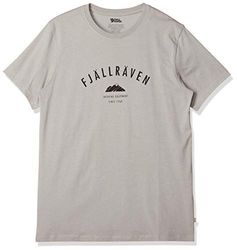 FJALLRAVEN Heren Trekking Equipment T-Shirt, Haai Grijs, XS